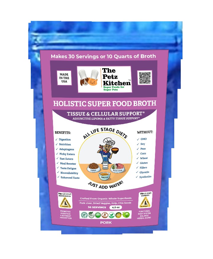 Super Food Broth Tissue & Cellular Support For Dogs* The Petz Kitchen Lipoma & Tissue Support*