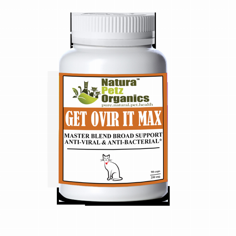 Get Ovir It Max* Master Blend Broad Spectrum Plant Anti Viral Anti Bacterial For Dogs And Cats* CAT - 90 caps / 250 mg. 