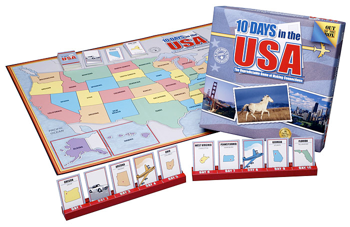 10 Days in the USA Board Game