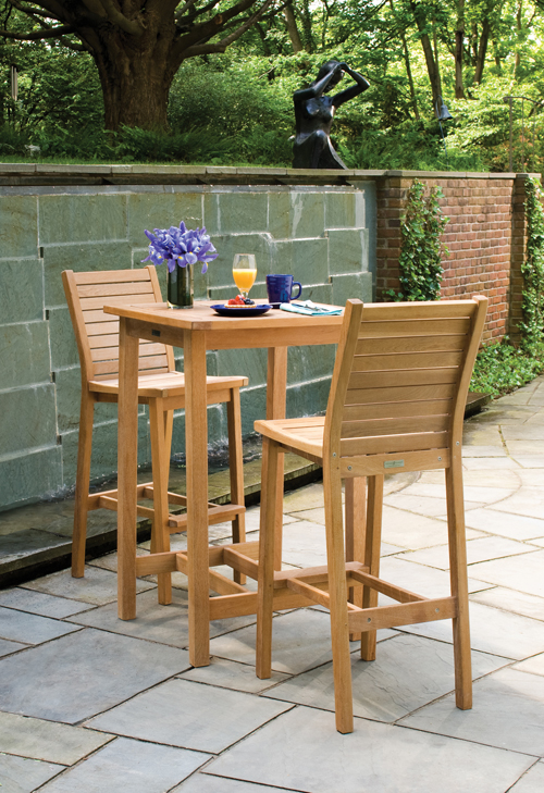 Oxford Garden Designs Dartmoor 28" Bar Table & Chairs