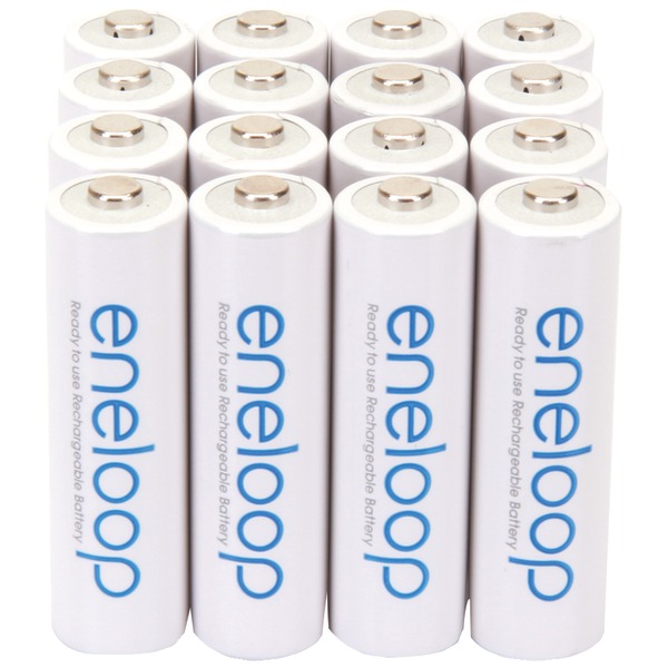 Panasonic BK-3MCCA16BA eneloop Rechargeable Batteries (AA; 16 pk)