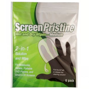 ScreenPristine Wipes, 6-Pack