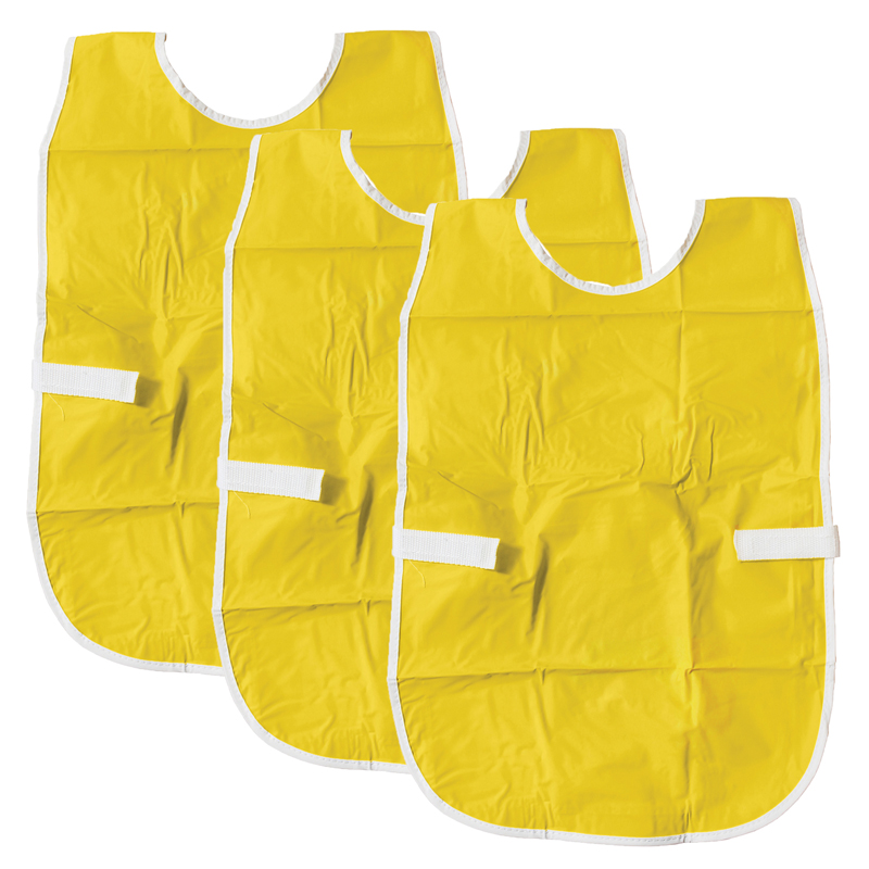 Sleeveless Kinder Smock, Ages 2-8, Pack of 3