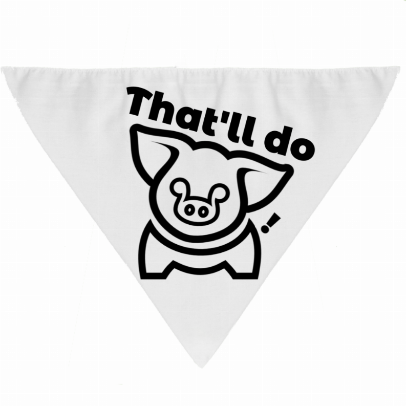 Dog Bandana - Small That'Ll Do