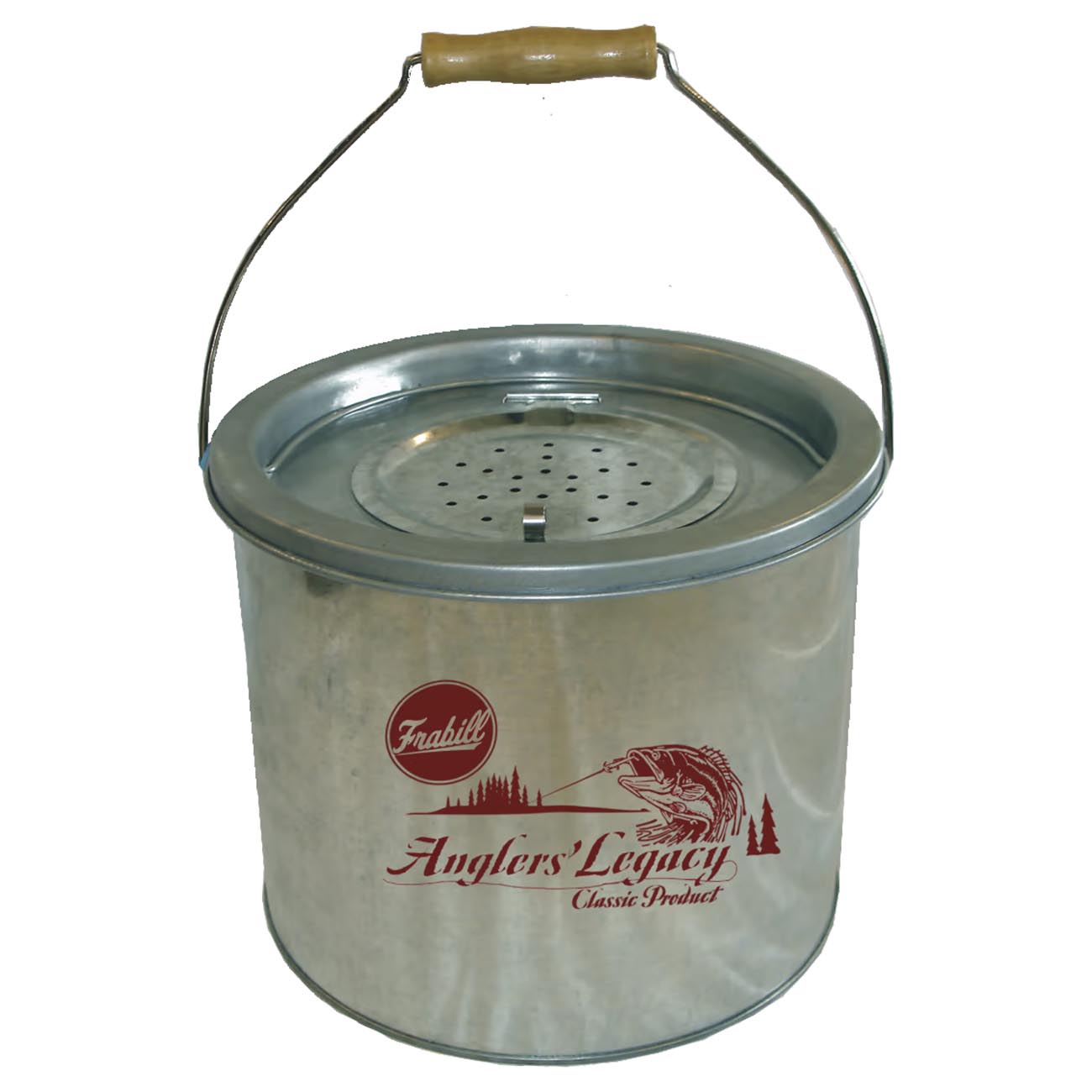 Frabill Galvanized 2-Piece Wade Floating Bucket (8 Quart)