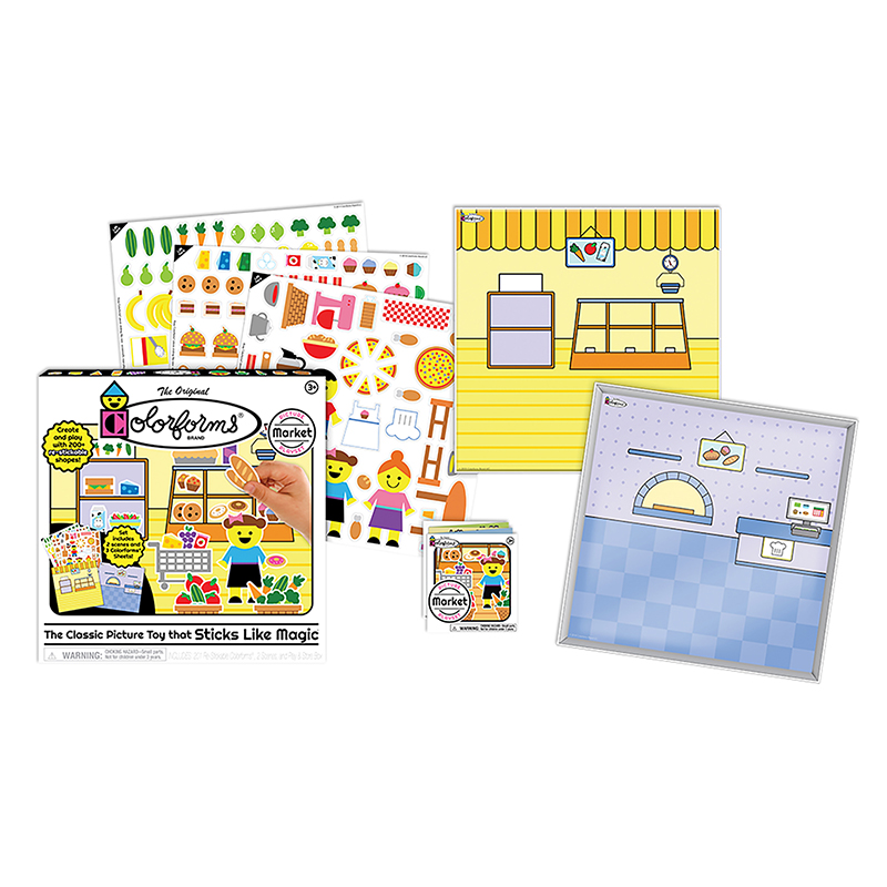 Colorforms Market Picture Playset