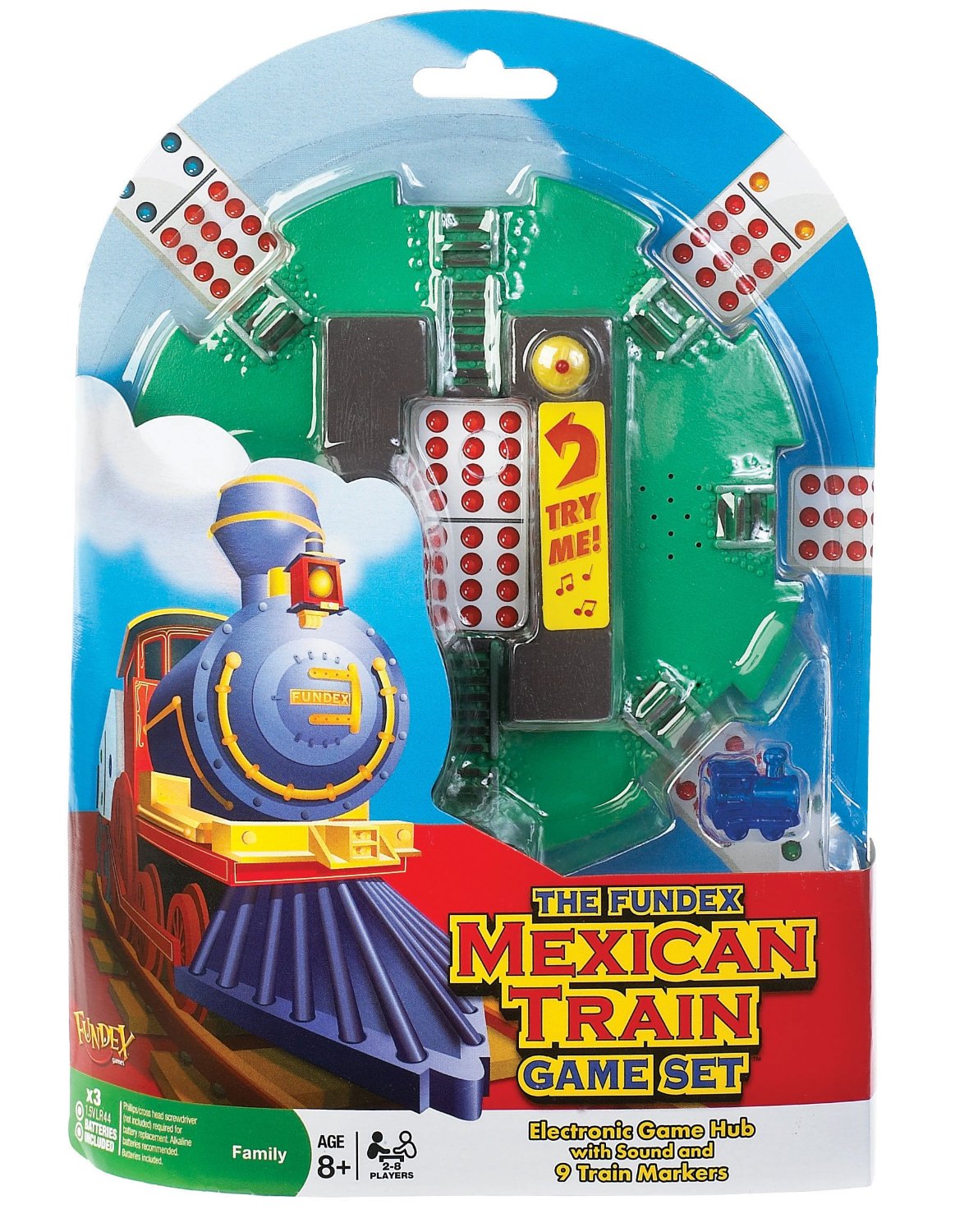 The Mexican Train Game Set with Electronic Hub and Markers