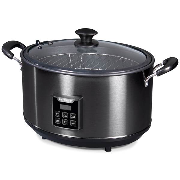 Presto 06013 Indoor Smoker And Slow Cooker 120 Volts Ac And
