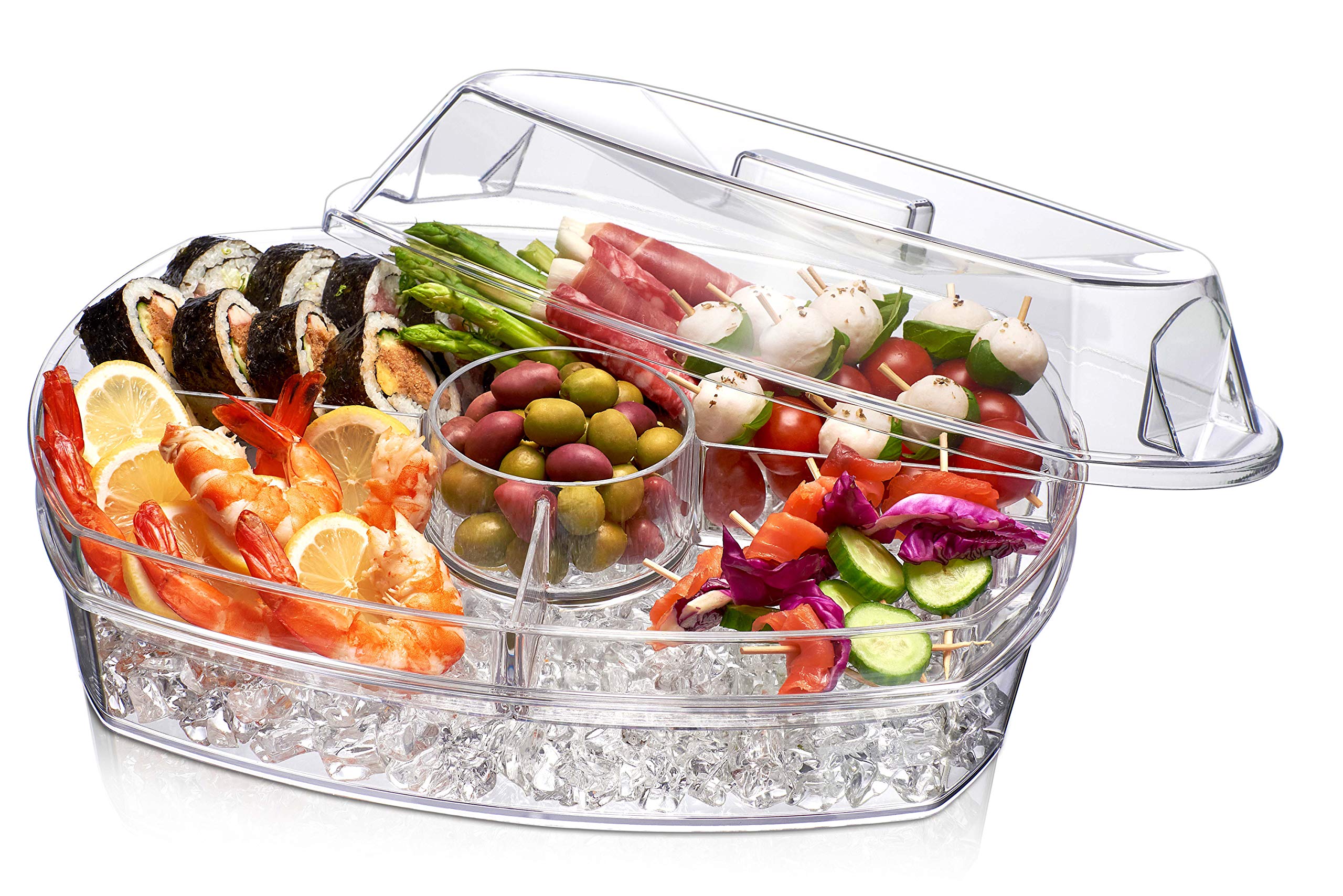 PRODYNE P-17 PARTY PLATTER ON ICE 3 PIECE SET