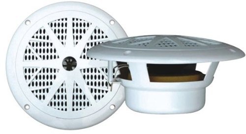 Pyle Marine 6.5" Dual Cone Speakers (White)