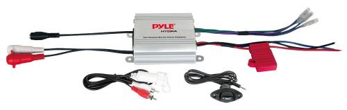 Pyle Marine 2 Channel Amplifier 400W MAX - Silver fiinish