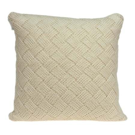 Parkland Collection Caden Beige Throw Pillow