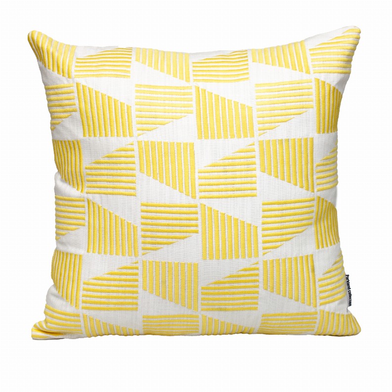 Parkland Collection Geometric Geometric Square 18" x 18" Pillow