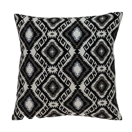 Parkland Collection Habib Transitional Black Throw Pillow