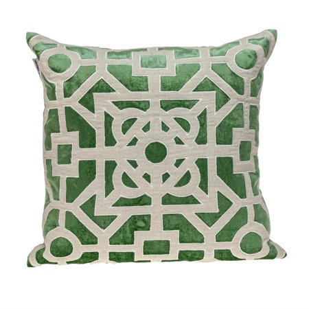 Parkland Collection Hazel Transitional Throw Pillow 18" x 18" Green/Sage