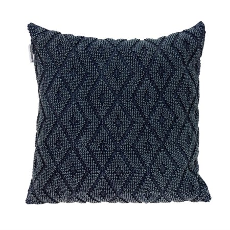 Parkland Collection Sorrel Transitional Throw Pillow - 18" x 18" Navy