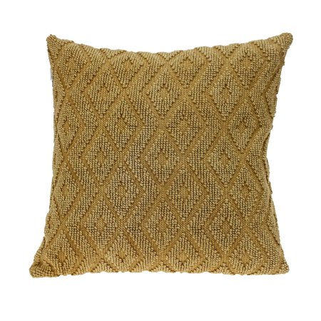 Parkland Collection Sorrel Transitional Throw Pillow - 18" x 18" Mustard Yellow