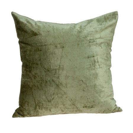 Parkland Collection Sphene Olive Solid Throw Pillow