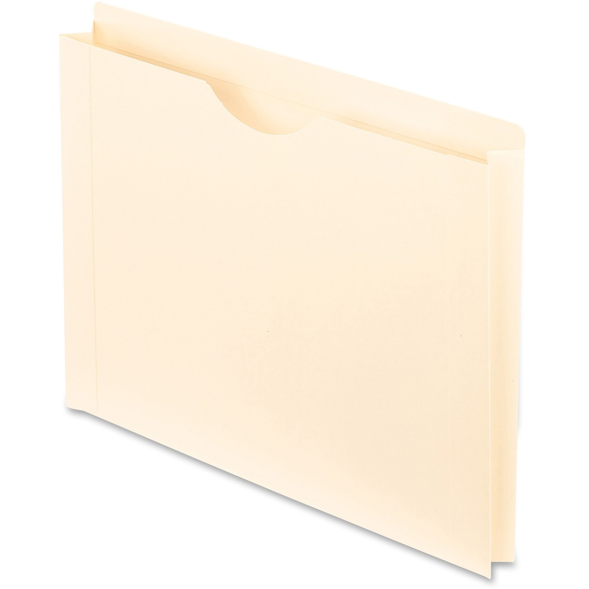 Pendaflex Letter Recycled File Jacket - 8 1/2" x 11" - 1 1/2" Expansion - Manila - Manila - 10% Recycled - 50 / Box