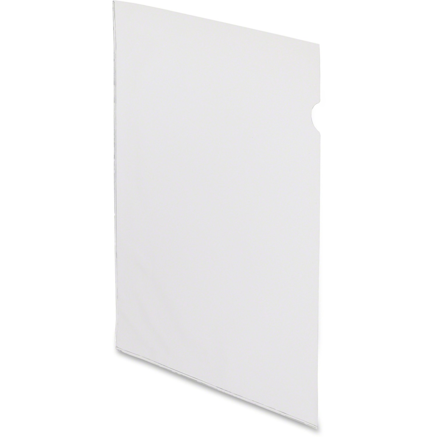 Pendaflex Letter Vinyl File Pocket - 8 1/2" x 11" - Vinyl - Clear - 50 / Box