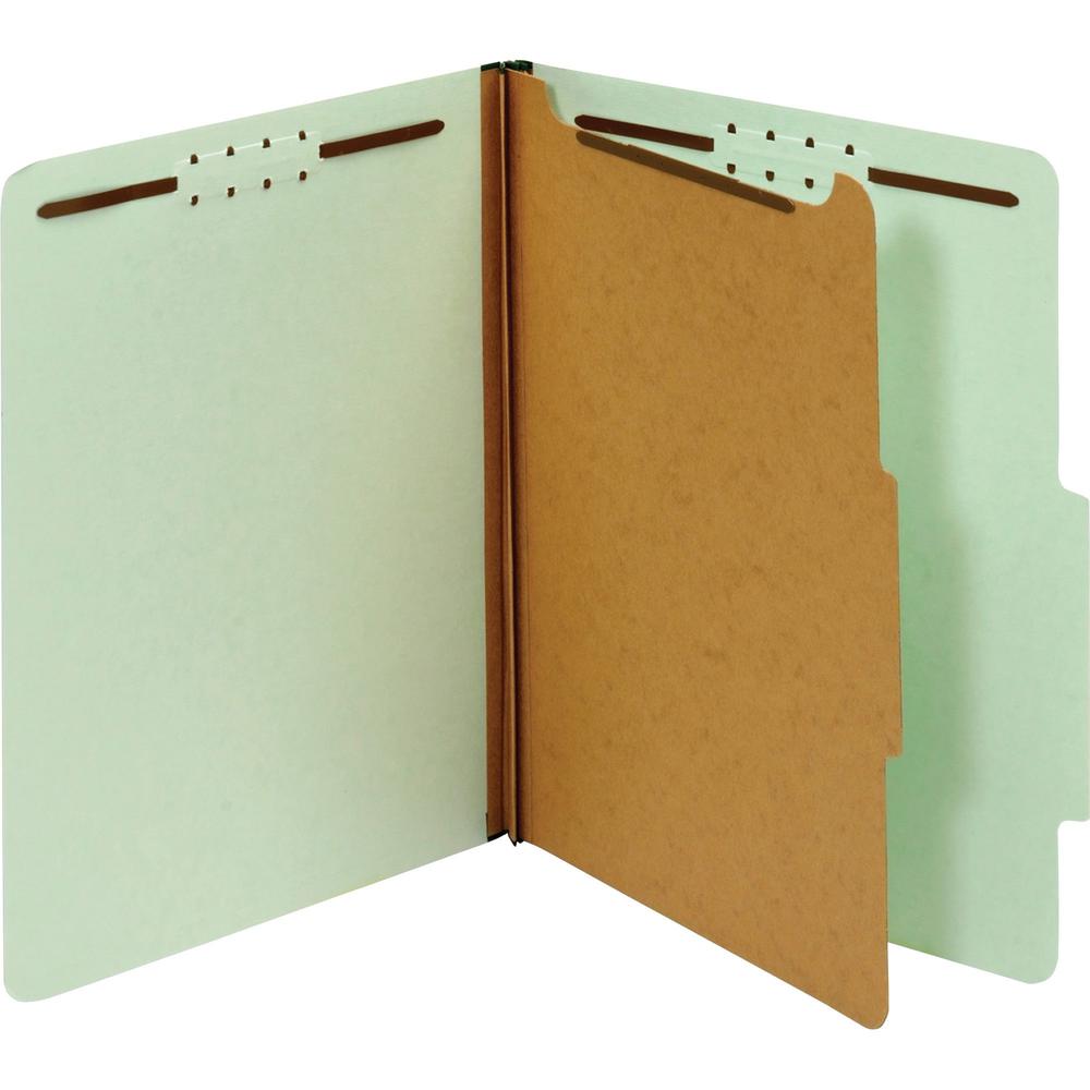 Pendaflex 2/5 Tab Cut Letter Recycled Classification Folder - 8 1/2" x 11" - 2" Expansion - 4 Fastener(s) - 2" Fastener Capacity