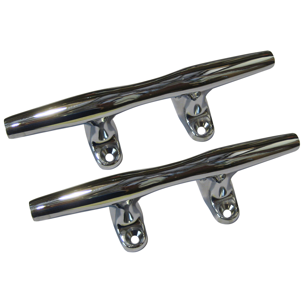 Perko 4" Open Base Cleat - Chrome Plated Zinc - Pair