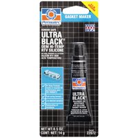 (6=CASE QTY)PERMATEX ULTRA BLACK MAXIMUM OIL RESISTANCE RTV SILICONE GASKET MAKER,.5 OZ