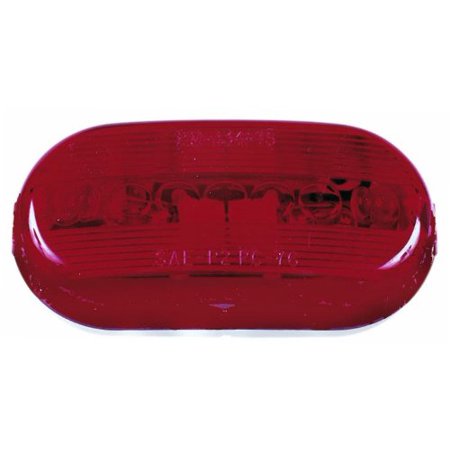 REPL LENS OBLONG 2BULB RED