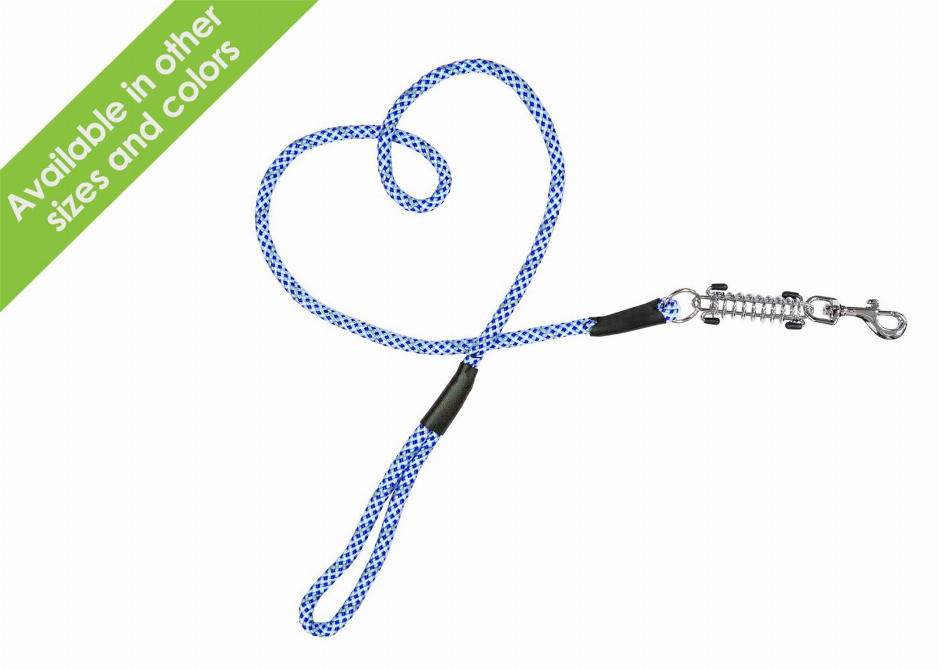 Tug Control Leash with Reflectors & Shock Absorber - XL Elektric Blue