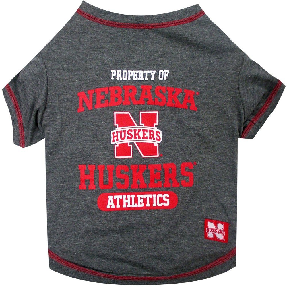 Nebraska Huskers Dog Tee Shirt - Xtra Small