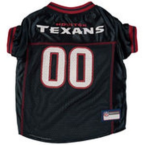 Houston Texans Dog Jersey - Red Trim