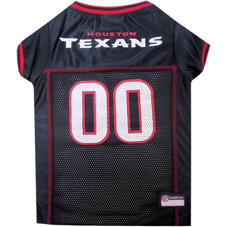 Houston Texans Dog Jersey - Red Trim