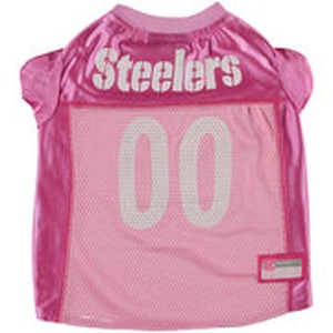 Pittsburgh Steelers Dog Jersey - Pink