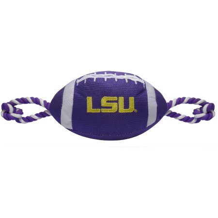 LSU Tigers Plush Football Dog Toy