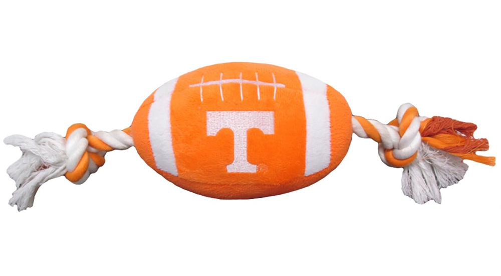 10" Tennessee Volunteers Plush Football Dog Toy
