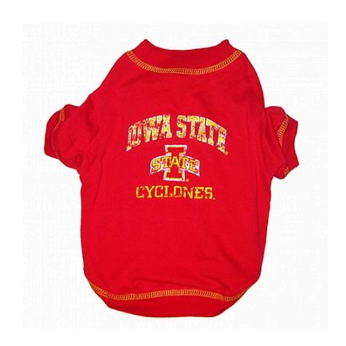 Iowa State Dog Tee Shirt - Large