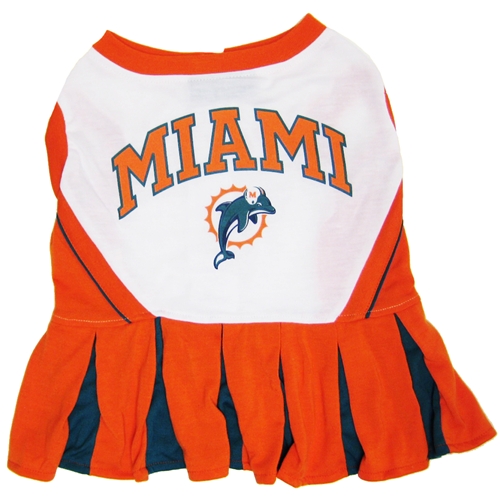 Miami Dolphins Cheerleader Dog Dress - Xtra Small