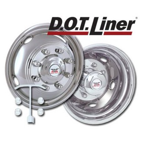 85-98 F350/94-01 RAM 3500/08-C E350/E450 16IN 8 LUG 4HH DOT LINER SET