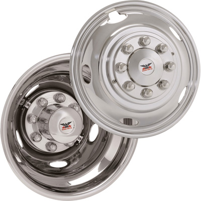 03-C DODGE 3500 DUAL WHEEL 17IN 8LUG 5HH CUSTOM SIMULATOR SET