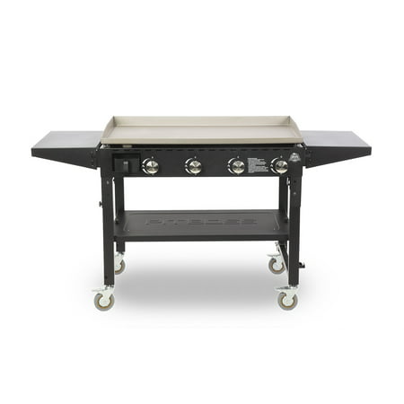 PIT BOSS STANDARD 4 BURNER GRIDDLE W/SIDE SHELVES  PB757GS