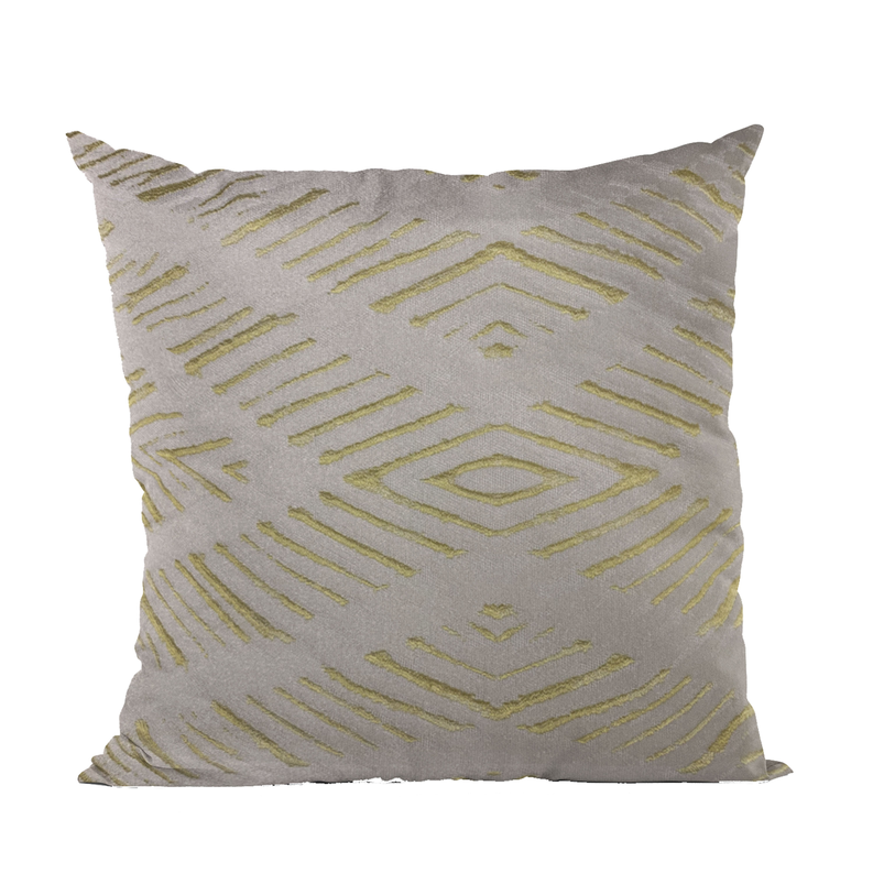 Plutus Luxury Throw Pillow (Yellow Mixed Variety) Double sided  16" x 16"