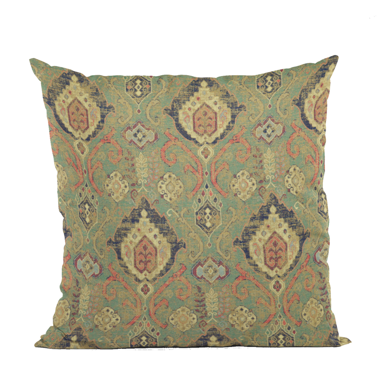 Plutus Romero Woven Luxury Throw Pillow Double sided  22" x 22" Nile