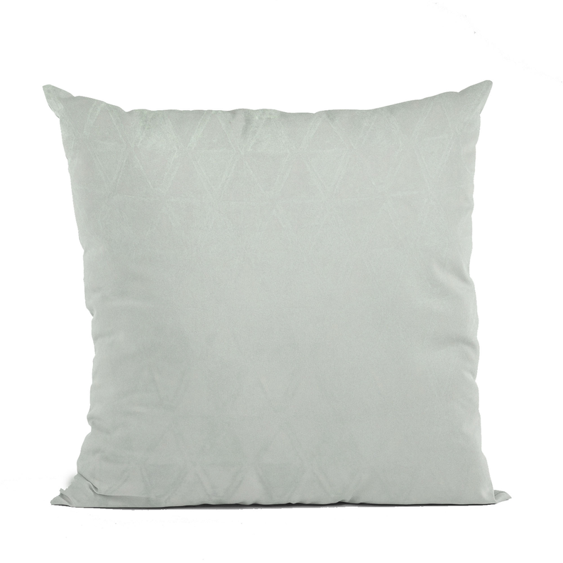 Plutus Velvet With Foil Printing Luxury Throw Pillow Double sided  20" x 26" Standard Silver