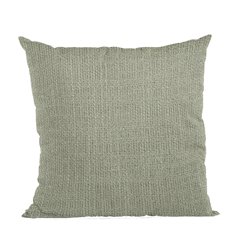 Plutus Wall Textured Solid, With Open Weave. Luxury Throw Pillow Double sided  20" x 26" Standard Flint