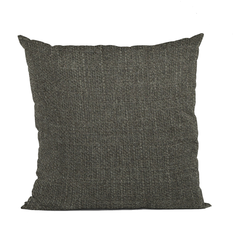 Plutus Wall Textured Solid, With Open Weave. Luxury Throw Pillow Double sided  20" x 26" Standard Mascara