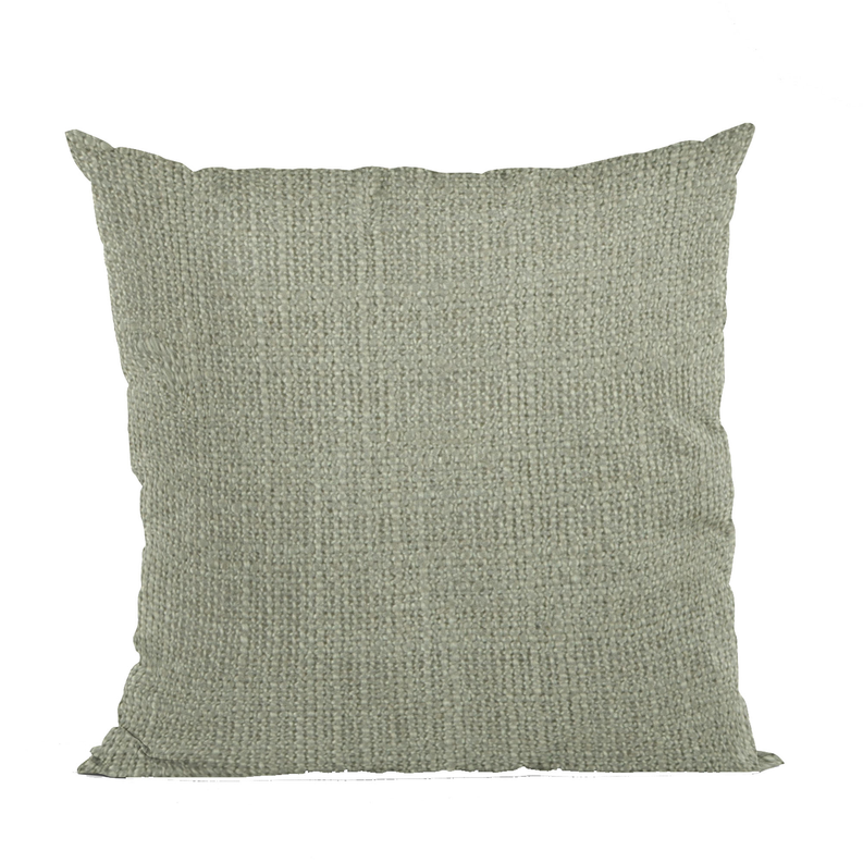 Plutus Wall Textured Solid, With Open Weave. Luxury Throw Pillow Double sided  20" x 30" Queen Flint