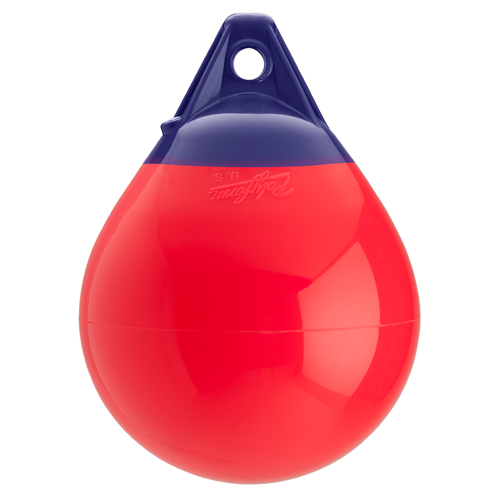 11In Diameter. - 34.6In Circumference Buoy A-1 Red W/Bar Code