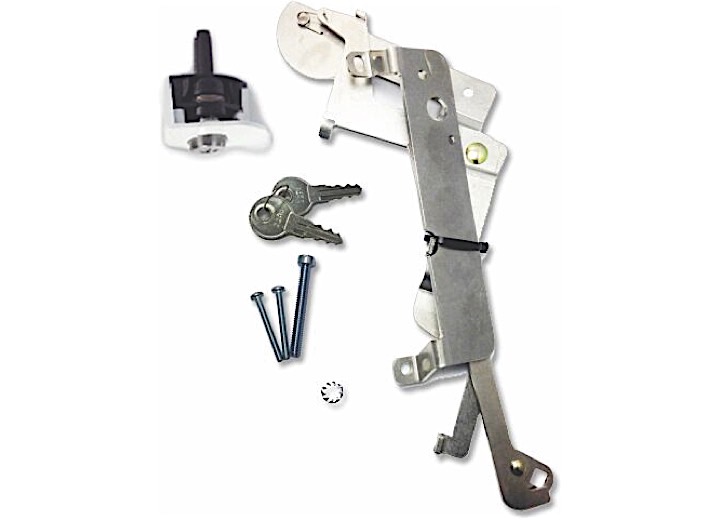 05-16 RIDGELINE FITS W/ OR W/O BACK UP IN TAIL HANDLE POP-N-LOCK TAILGATE LOCK-WHITE