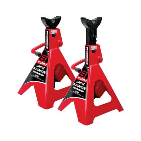 2 PIECE 6-TON (12,000 POUNDS) JACK STANDS