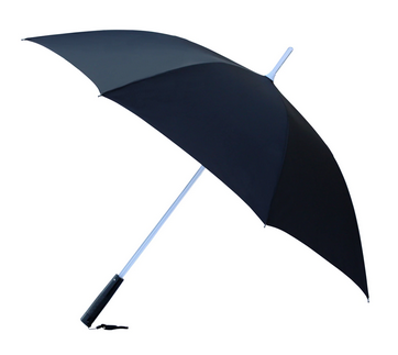 48" LED Shaft Black Umbrella